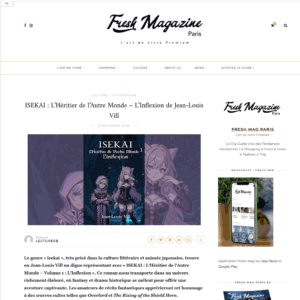 Romans de Fantasy - Fresh Mag Paris